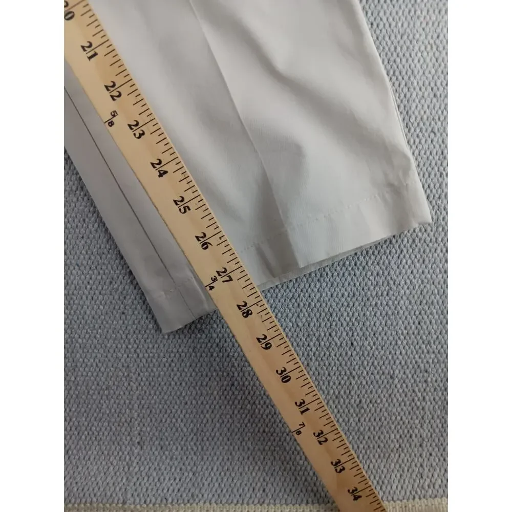 Banana Republic Aiden Chino Pants‎ Mens 36X28 Ivory Slim Straight Casual Preppy